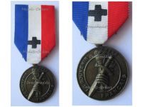 France WWI WWII Medal of the Souvenir Francaise Organization for the Preservation of Military Cemeteries & Monuments