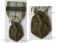 France WWII Commemorative Medal 1939 1945 with Clasp Liberation by the Paris Mint 