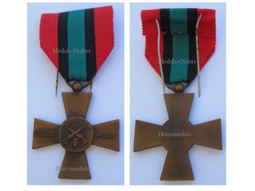 France WWII Partisans Cross Libertas Obsistens Pax