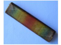 France WWI Interallied Victory Medal Ribbon Bar – Officer's Mount (No Pin)