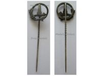 Germany WWI Prussia Stickpin Badge of the Lighthouse Kyffhauser Land Forces Veteran Association Silver 835