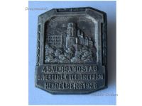 Germany Badge of the Association for the Restructure of the German Debt Heidelberg 1928