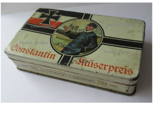 Germany WWI Constantin Kaiserpreis Cigarette Box for 50 N.55 Cigarettes