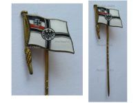 Germany WWI Cap Badge German Imperial Navy Flag Stickpin