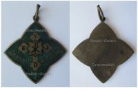 Germany WWI VDEJ Pendant Association of Protestant (Evangelical) Youth, Dienet Einander