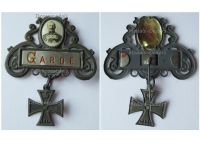 Germany WWI Prussia Patriotic Badge Garde Kaiser Wilhelm II Guard Corps Iron Cross 1914