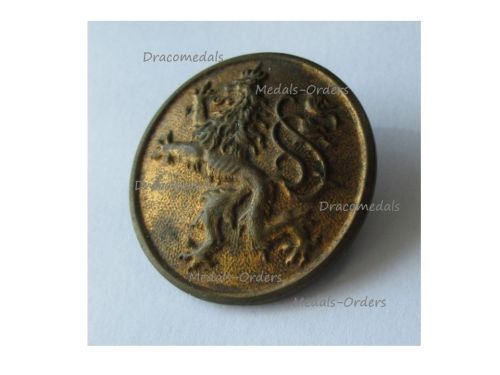 Germany WWI Bavaria Large Tunic Button with the Bavarian Lion Marked MKA