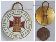 Germany WW1 Hamburg Born Association 1897 WW1 badge pin 1914 1918 Decoration German Great War Award