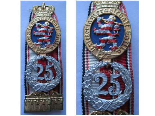 Germany WWI Hesse Badge of the Land Forces Veteran Assosiation for 25 Years Membership by L. Schmidt