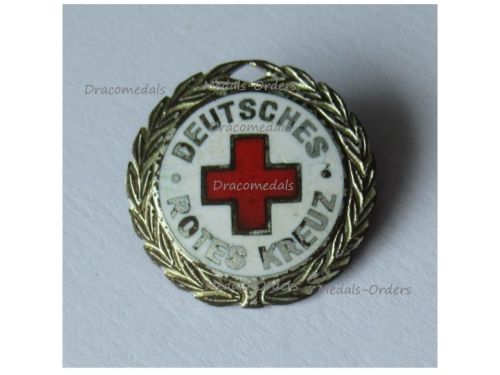 Germany German Red Cross Silver Honor Badge 1950s