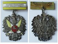 Germany WWI Prussia Hanover Badge of the Army Veteran Association by L&W