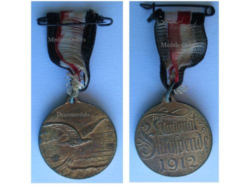 Germany WWI Imperial German Flying Corps Patriotic Medal 1912 by Lauer
