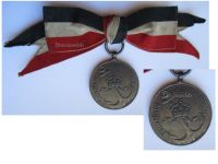 Germany WWI Iron Donation Medal of the Fleet League of German Women, 1914, German Imperial Navy "Gold Gab Ich fur Eisen"