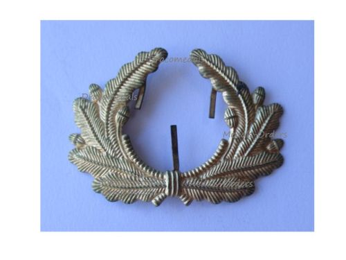 Germany WWI Prussia Lighthouse Kyffhauser Land Forces Veterans Visor Oak Leaves Cap Badge