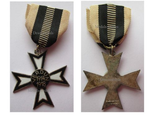 Germany WWI Verdun Cross 1914 1918 1st Type by Fleck & Sohn