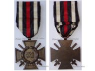 Germany WWI Hindenburg Cross with Swords for Combatants Maker RV 61 Pforzheim