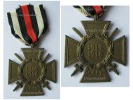 Germany WWI Hindenburg Cross with Swords for Combatants 1914 1918 Maker ESL