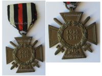 Germany WWI Hindenburg Cross with Swords for Combatants