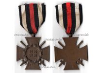 Germany WW1 Hindenburg Cross with Swords for Combatants Maker B&N
