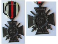 Germany WWI Hindenburg Cross with Swords for Combatants Maker RV 21 Pforzheim