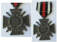 Germany WWI Hindenburg Cross with Swords for Combatants Maker RV 67 Pforzheim