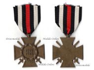 Germany WWI Hindenburg Cross with Swords for Combatants Maker WDD