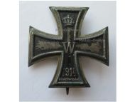 Germany WWI Iron Cross 1914 1st Class EK1 by Maker KO