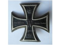 Germany WWI Iron Cross 1914 1st Class EK1 by Maker WS
