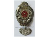 Germany WWI Lippe Detmold Membership Badge of the Veteran Association with Bar for 25 Years by Mayer & Wilhelm Weimar Republic 1918 1934