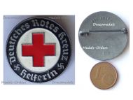 Germany WWII Nurse Badge Helferin German Red Cross for Female Helpers by CB