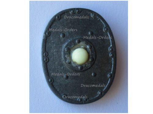 Germany WWII German Swabian Shield 100 b.C. WHW Badge Tinnie Marked W6