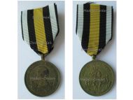 Germany Prussia Commemorative Medal for Combatants for the 50th Anniversary of the 1813 1814 1815 Napoleonic Wars Campaigns 1863