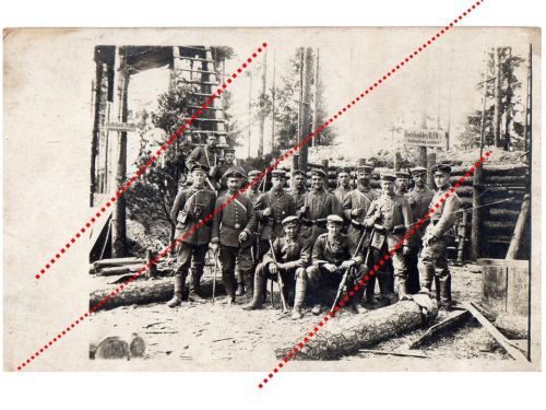 Germany WWI Group Photo Officer & Soldiers RIR 3 3rd Reserve Infantry Regiment, Iron Cross, Binoculars