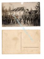 Germany Austria Hungary WWI Photo of Austro-Hungarian Lieutenant, German NCOs & Soldiers, Iron Cross 1st Class, Medal Ribbon Bars