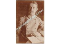 Germany WWI Portrait Photo German Officer (Lieutenant),  Iron Cross, 419th Infantry Regiment, Tunic, Collar Tabs