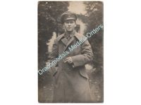 Germany WWI Photo Soldier in Greatcoat, 59th Infantry Regiment