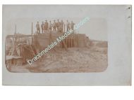 Germany WWI Group Photo German Engineers, Bunker Construction Site