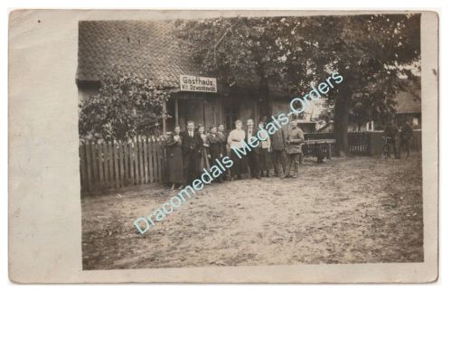 Germany WWI Photo Guest House Tenants, Soldiers, 1921