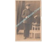 Germany WWI Portrait Photo Soldier Luftschiffer Abteilung (Airship Detachment), Christmas Greetings