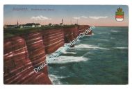 Germany WWI Postcard Helgoland (Heligoland), West Coast During a Storm, 1917