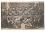 Germany WWI Group Photo 30th Pioneer Regiment, Field Post Stamp Ehrenbreitstein 1914