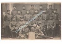 Germany WWI Group Photo 30th Pioneer Regiment, Field Post Stamp Ehrenbreitstein 1914