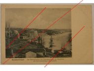 Germany WWI Postcard Dolmabahce Palace Bosporus Constantinople with German Military Post Stamp 1917