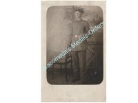 Germany WWI Studio Photo of German Soldier, 152nd Infantry Regiment, Feldpost 1915