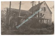 Germany WWI Propaganda Postcard, Destroyed House