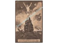 Germany WWI Propaganda Postcard, Jesus of Saarburg, 20th Bavarian Landwehr Infantry Regiment, Postmarked 1915