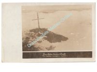 Germany WWI Propaganda Postcard, Battlefield Grave in the Snow, Ein Opfer Treuer Wacht