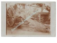 Germany WWI Propaganda Postcard, Destroyed French Howitzer Arillery Gun