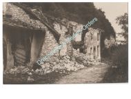 Germany WWI Propaganda Postcard, Building in Ruins, 1917