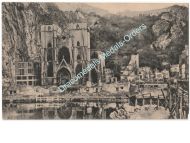 Germany WWI Postcard, Dinant Ruins 1915, Feldpost 84th Infantry Regiment, 54th Division